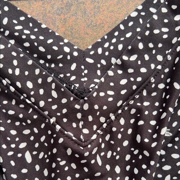 One One Black and White Polka Dot Bikini Bottom Small - Picture 3 of 7